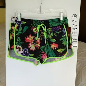 No Boundaries Tropical Athletic Shorts